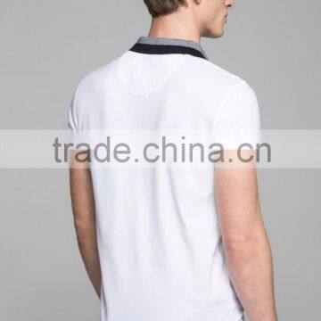 Brand Quality Men's Classical Formal Business Casual 100% Cotton POLO T Shirt photo-3