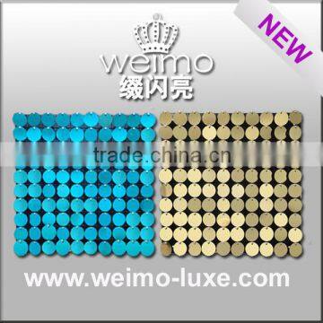 2014 new PVC sequin wall panel for detail decoration item