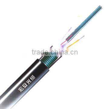 aerial GYXTS steel wire armoured 2/4 core single mode optical fiber cable meter price