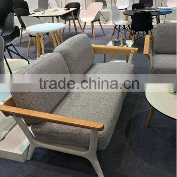 Living Room Sofa Furniture One or Two Seat Fabric Sofa photo-5