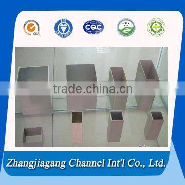 flexible rectangle pipe aluminum extruded tube