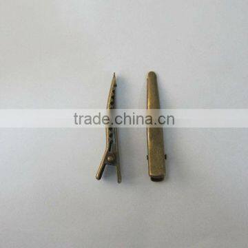 factory price alligator decoration hair clips/bobby pins