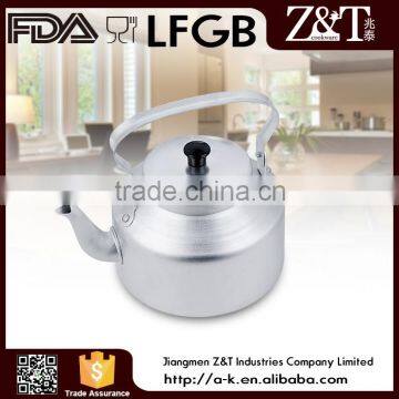 Single bottom wash white aluminum water kettle