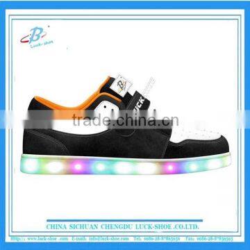 Original design LED shoes for kids unisex USB charge shoes