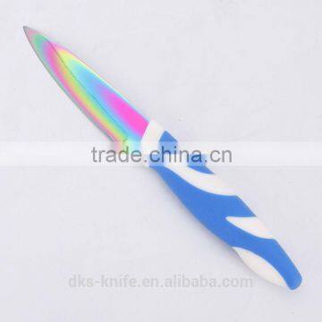 New Designed with Double Blister Packing Blue Color Non-stick Coating 3.5 inch Paring ColorKnife TC1301PDB