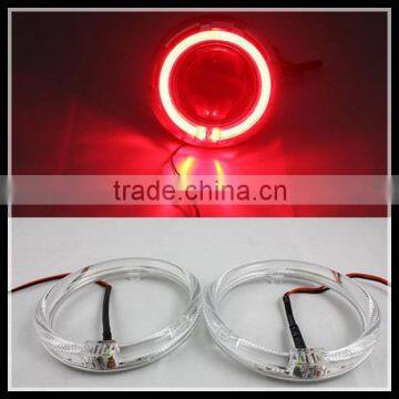 5W C.ree 80mm LED projector lens Red led angel eyes for BMW LED angel eyes rings