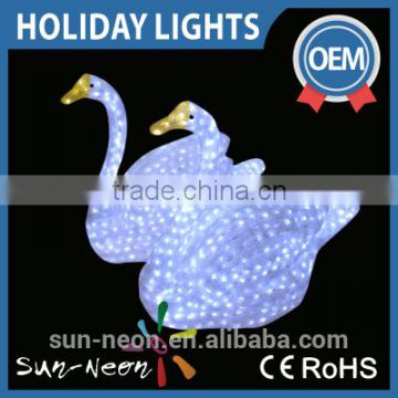 Christmas 3d Acrylic Goose Led Motif Light