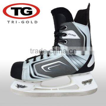 Hot selling Cheap inline skates Autumn PVC custom design ice hockey skates shoes for ice rink