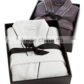 2016 Latest Gown Designs Home High Quality Purple Turkish Bathrobe photo-2