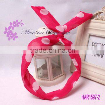 Stock Fashion Jewelry Rabbit Round Dot Stripe Lace Hairband