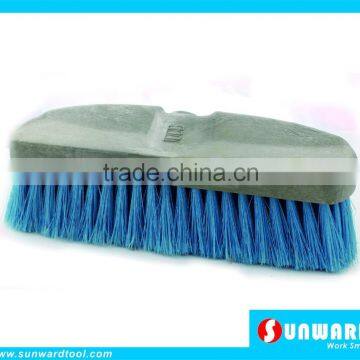 Car washing brush with poly block