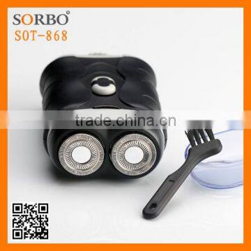 Black Men's Electric Shaver 2-blades Electric Razor Good for Travel photo-3