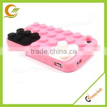 Pink color silicone phone cases Wholesale silicone cell phone cases Silicone mobile phone cases