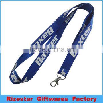 simple style screen printing polyester lanyard