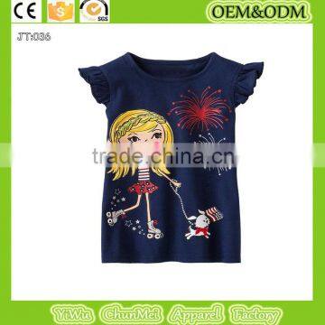 cotton t-shirt Canglan t-shirt kids cartoon t-shirt kids s shirt children's clothes White t-shirt kids t shirt printing