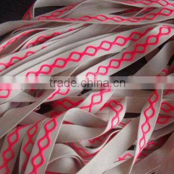 Slip-proof wavy pink silicon webbing