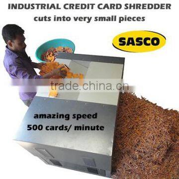 Industrial Credit Card Shredding Machine