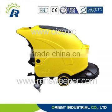 high efficient walk behind battery use floor scrubber with Germany technology imported