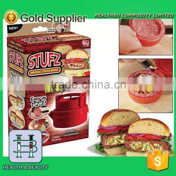 Stuffed burger maker burger press as seen on TV
