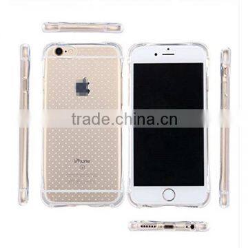 C&T Clear TPU Gel Rubber Dotted Buffer Protective Case Cover for iPhone SE                        
                                                Quality Choice