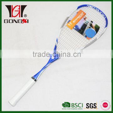 SMX980 BLUE new design full graphite squash racket/squash racquet with squash string