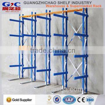 warehouse storage single sided metal cantilever rack