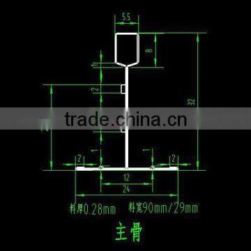stud and T bar ceiling roll forming machine
