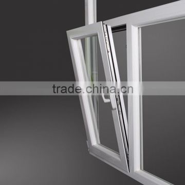 Aluminum tilt-turn and fixed double glazing window made in zhongshan factory