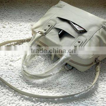 Women Leather Decorate Women Leather Tote Bag Oversize Purse Tote Weekender Bag photo-4