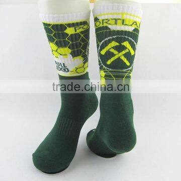 custom colorful ployester man socks