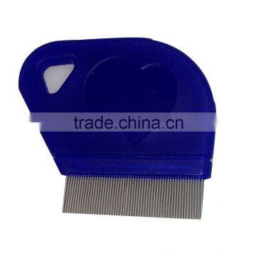 High Quality Pet Flea Lice Comb With Plastic Handle