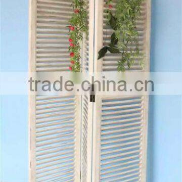 Europe white decorative wooden screen