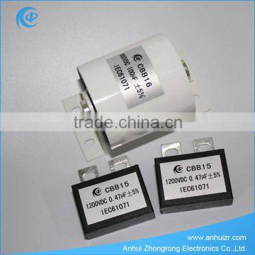 Manual welder capacitor