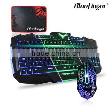 OEM USB wired Waterproof gaming keyboard with three backlit