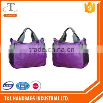 2016 New arrival professional custom design hot selling cheap price polyester Diaper bag for Lady