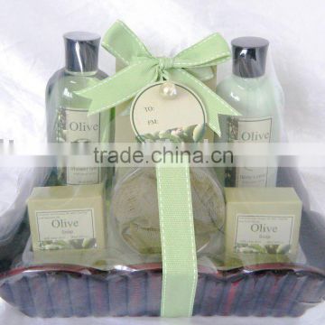 Bath gift set(body lotion,shower gel, bath salt)