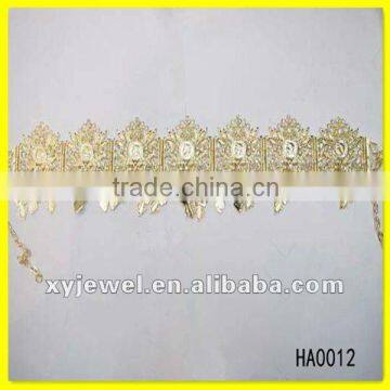 gold wedding hair accesory of new jewelry fashion