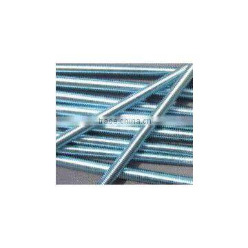 blue-white zinc plated threaded rod