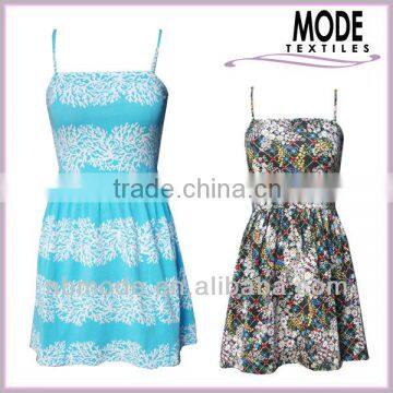 flower design printed girls chic dress