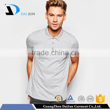 Daijun oem China factory 100% cotton fashion gray polo shirt fabric