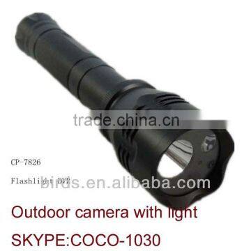 Flashlight DVR CP-F7826; ; outdoor device for ilumination