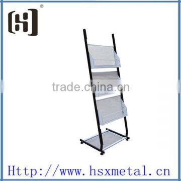 Portable &Outdoor Muliti Layers Metal Magazine Racks L /Magazine Display Racks HSX-105 photo-3