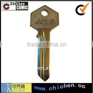 Brass blank house key