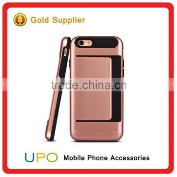 [UPO] Wonderful Hard Shockproof Heavy Duty Armor Case, For Iphone 6 Case With Card Slot