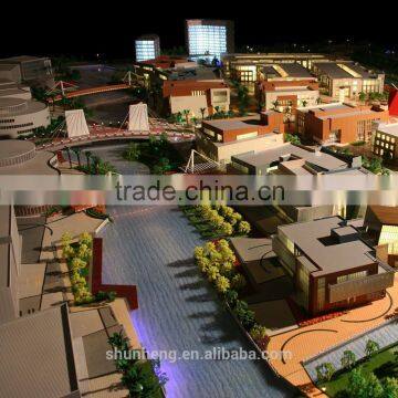 Plastic trading centre architectural model maker/building scale model making