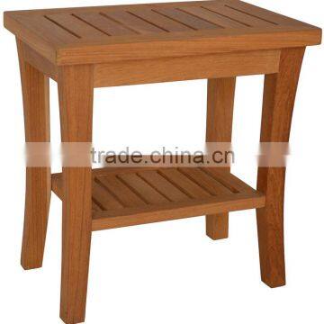 teak wooden comfortable shower stools FSC approved