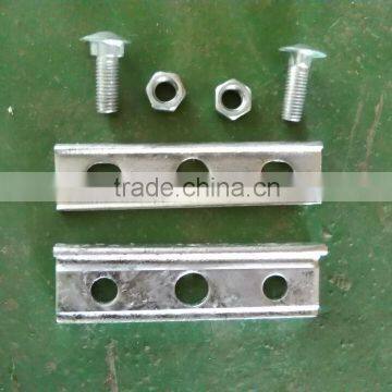 Suspension Clamp With 2 Bolts / Electric Galvanized Steel Cable Clamp photo-3