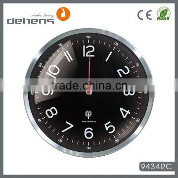 Metal DCF-77 Atomic Wall Clock