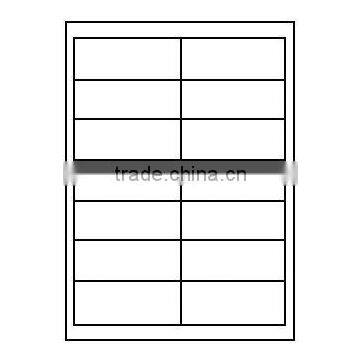 Self Adhesive White Address Label 98x38mm