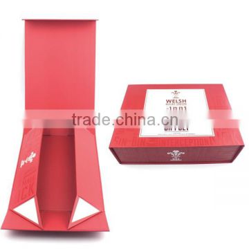 2015 Customized luxury paper folding box for USA